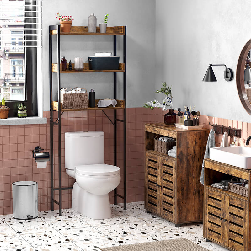 Red Barrel Studio® Vivelle Freestanding Over-the-Toilet Storage