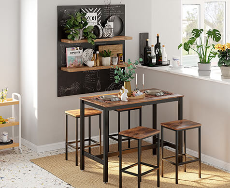 Kitchen Dining Bar Sets from VASAGLE