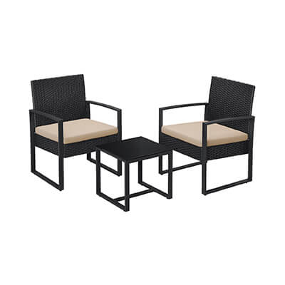 Outdoor Chairs with Table