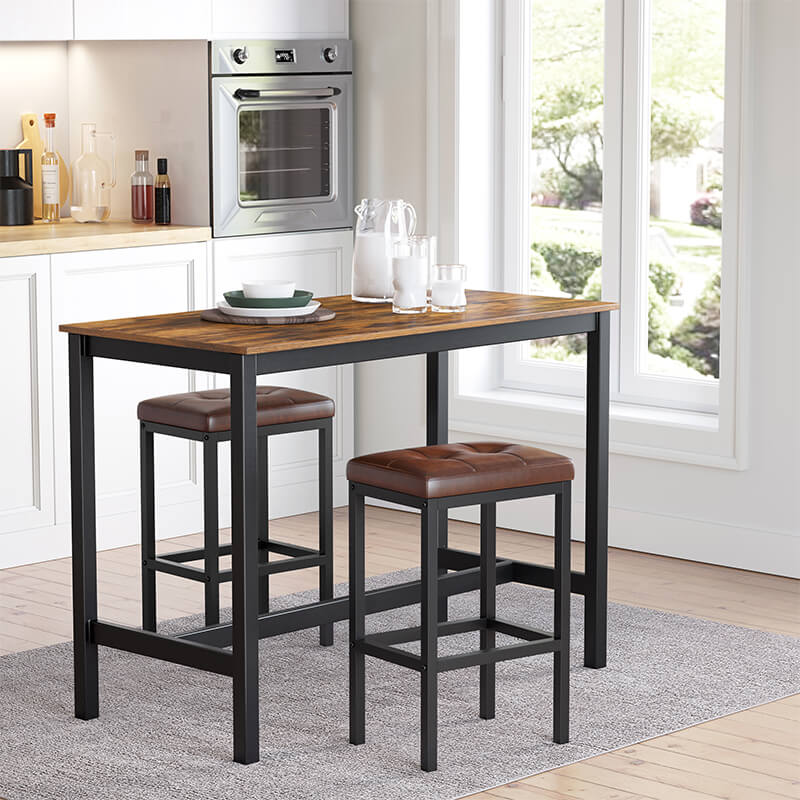 VASAGLE Counter Height Bar Stools Set