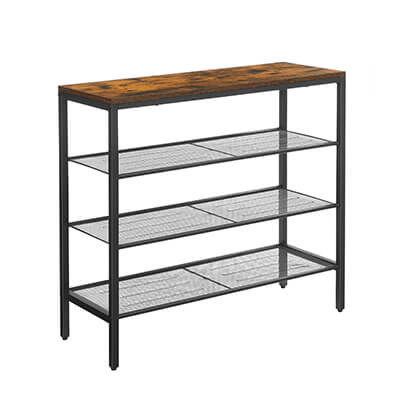 Industrial 4-tier Shoe Rack