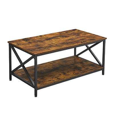 Coffee Table with Metal Frame