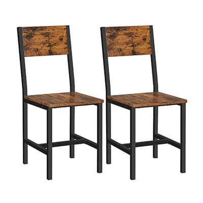 Industrial Dining Chairs Set