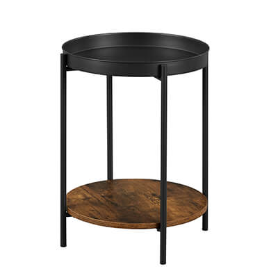 Side Table with Removable Top