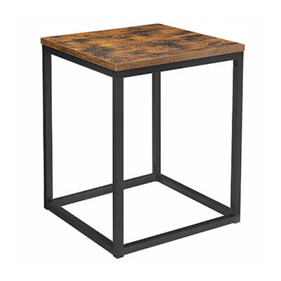 Side Table with Metal Frame