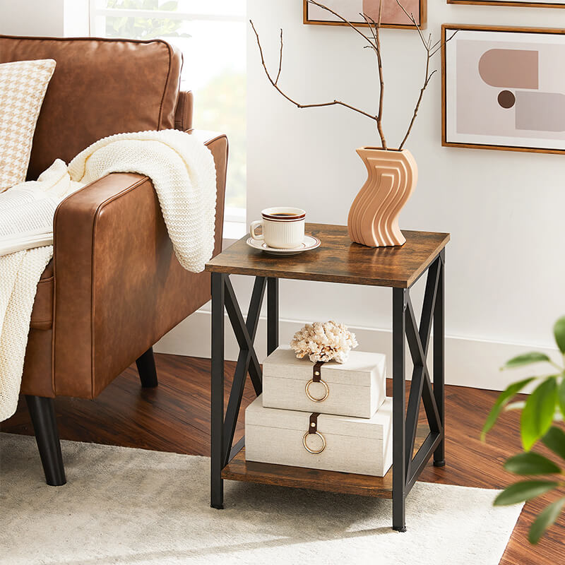 Farmhouse Industrial Side Table