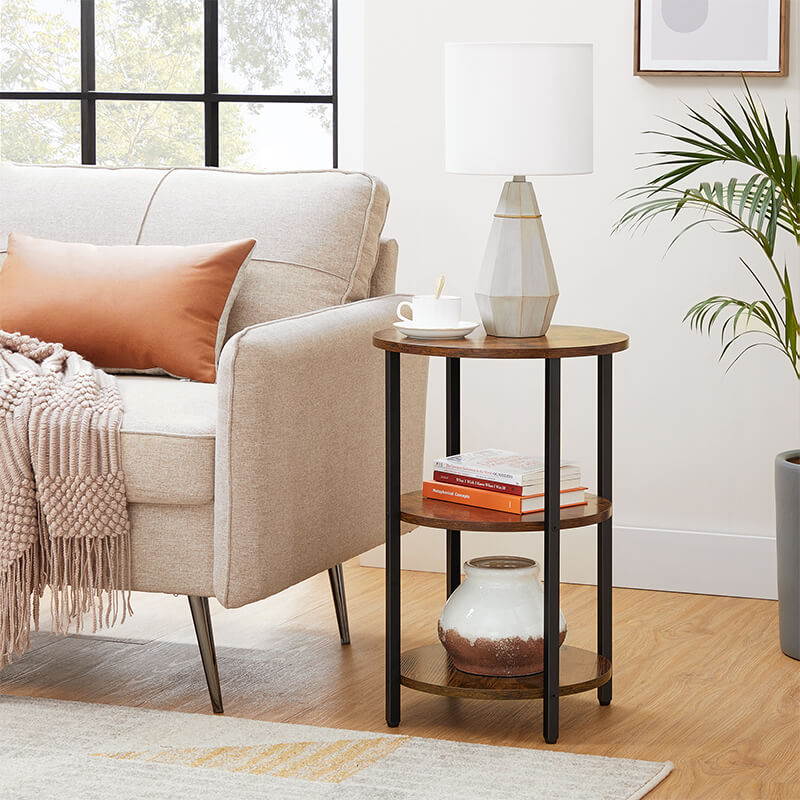 3-tier Round Side Table