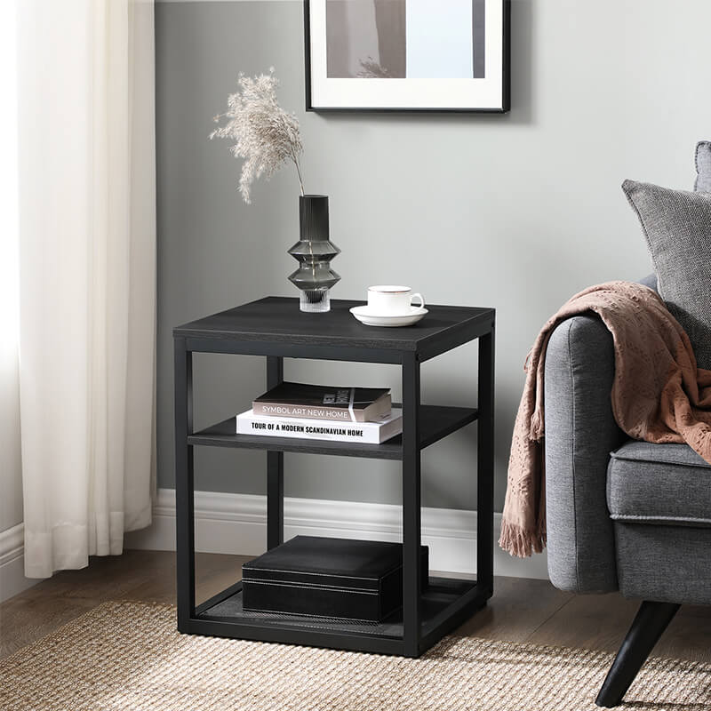 Black Modern Side Table