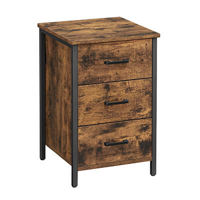 Nightstands with 3 Drawers