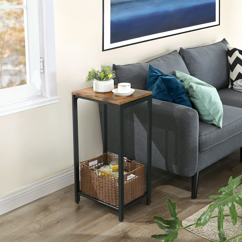 Industrial Tall Side Table