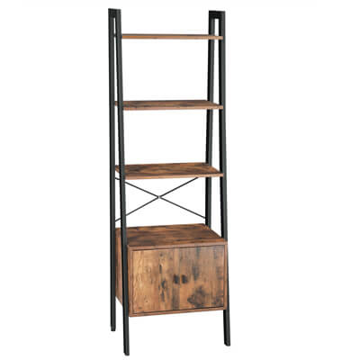 Ladder Shelf with Cabinet