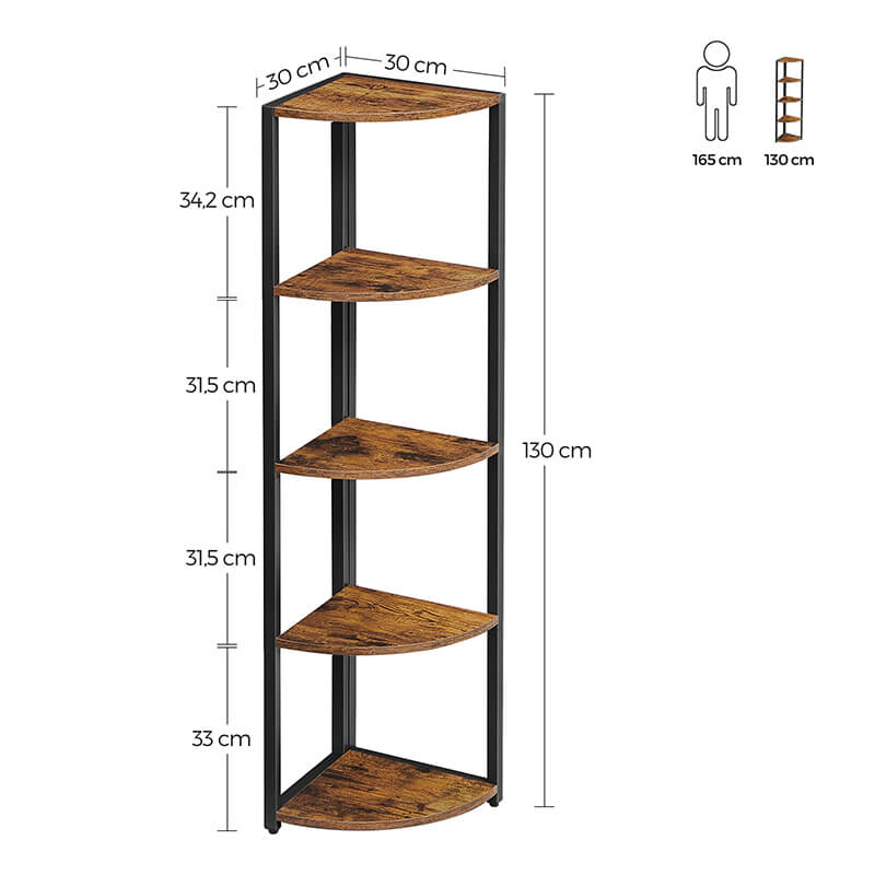 Free Standing Corner Shelf for Sale | Wholesale Furniture Supplier | VASAGLE