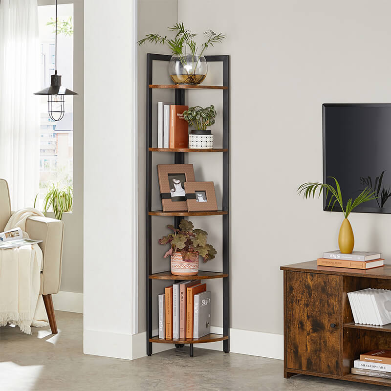 Free-Standing Storage Corner Shelf