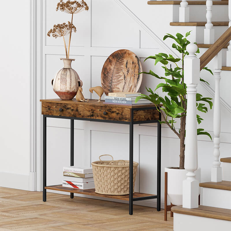 Console Table with Drawers