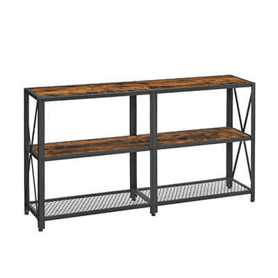 Console Table with Shelves