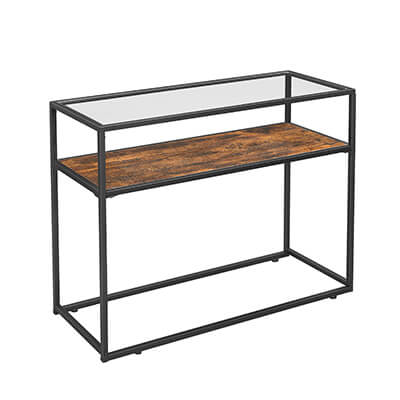 Glass Top Sofa Table