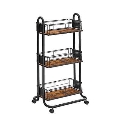 Industrial 3-Tier Storage Cart