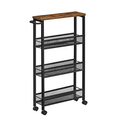 4-Tier Narrow Storage Cart