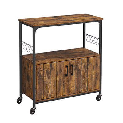 Storage Kitchen Island on Wheels