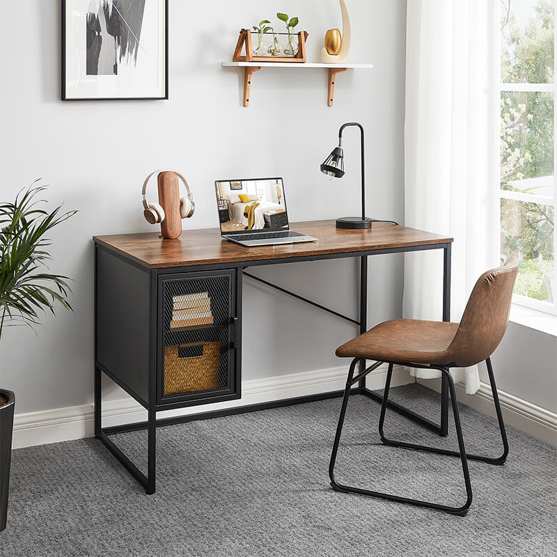 Computer Desk with Cabinet