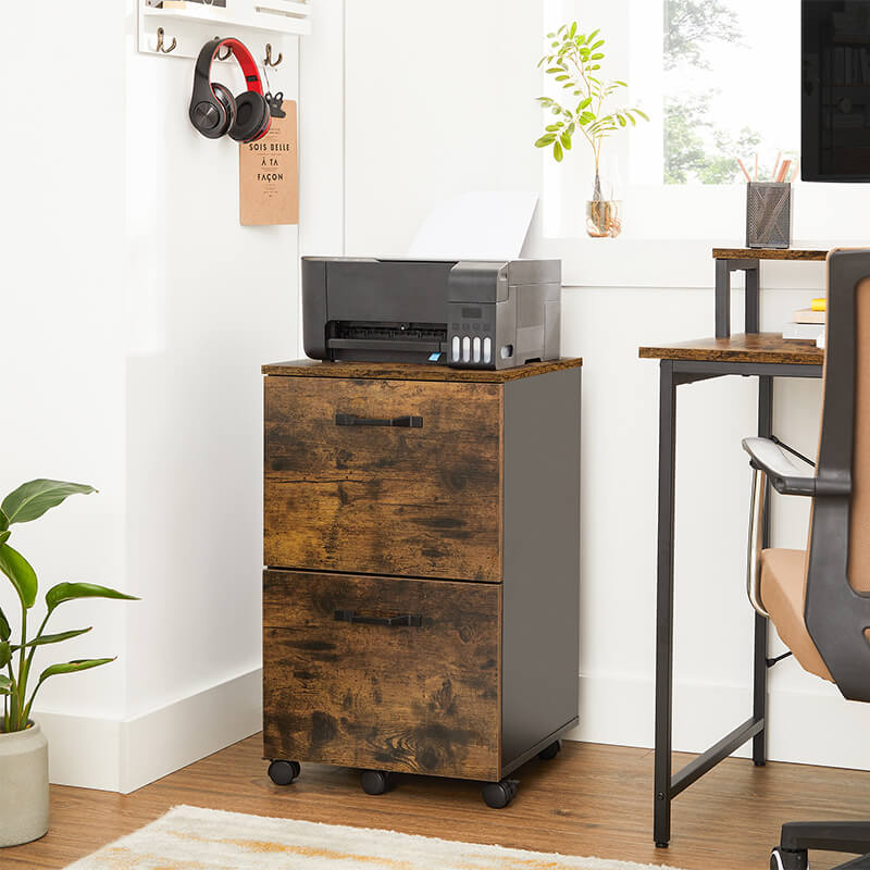 Industrial File Cabinet with 2 Drawers