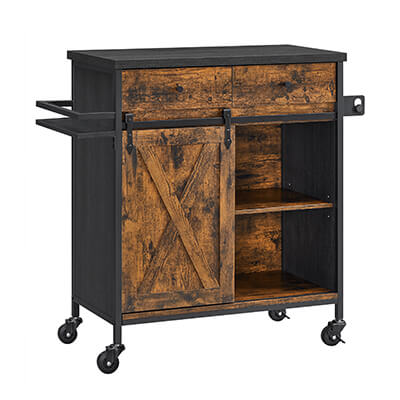 Industrial Kitchen Island Cart