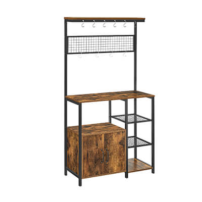 Baker's Rack with Cabinet