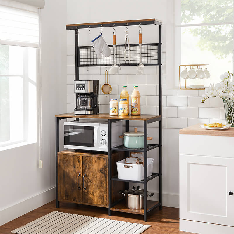 Baker's Rack with Cabinet