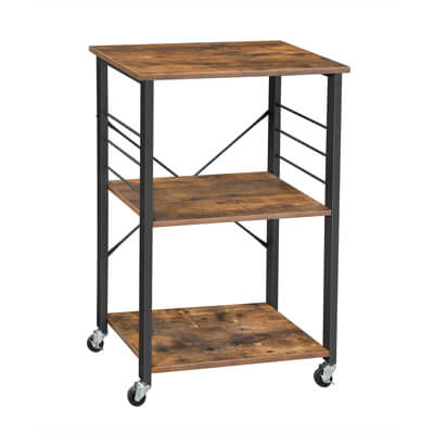 Storage Shelf with Wheels for Kitchen