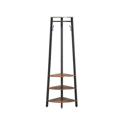 Corner Shelves Coat Rack