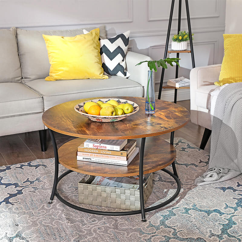 2-tier Round Coffee Table