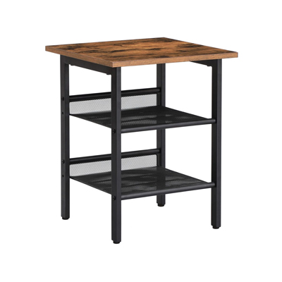 End Table with Shelves