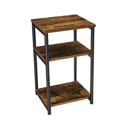 Industrial 3-tier Side Table