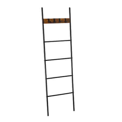 Industrial Blanket Ladder Shelf
