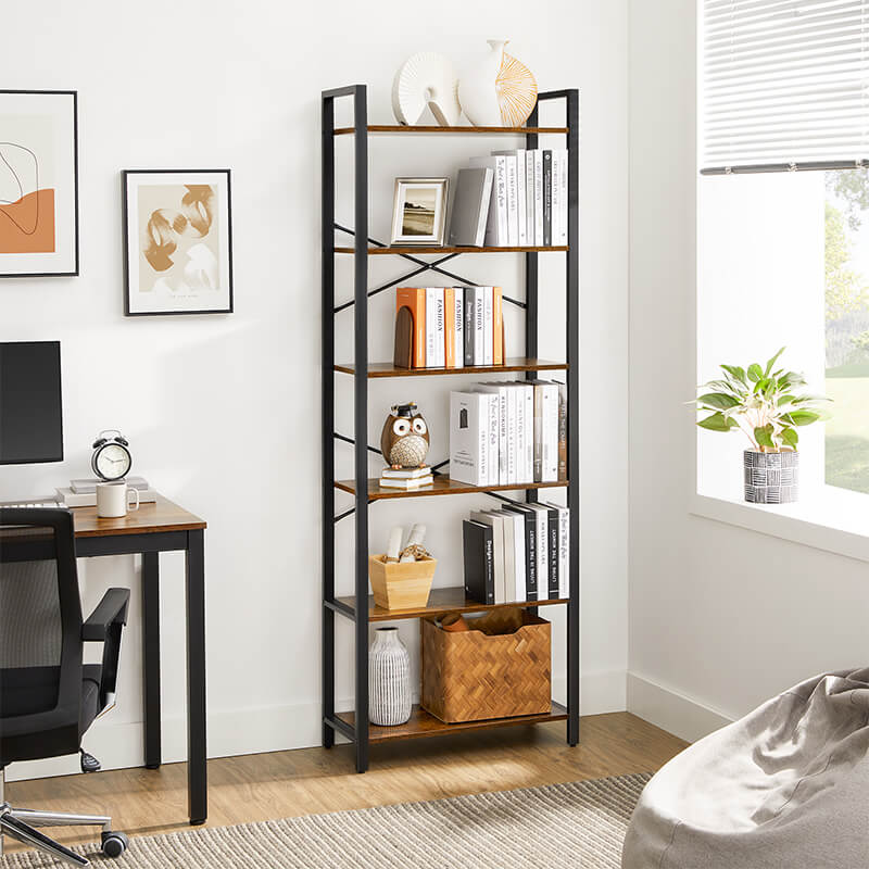 6-tier Bookshelf