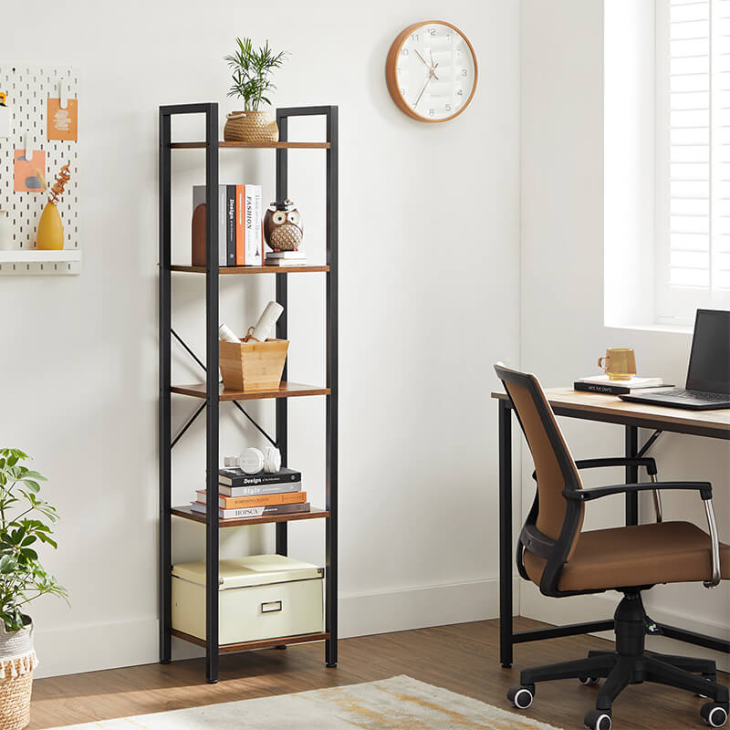 Narrow Storage Bookshelf