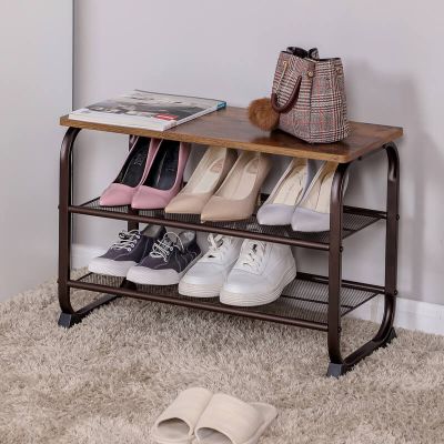 Shoe Rack with Bench