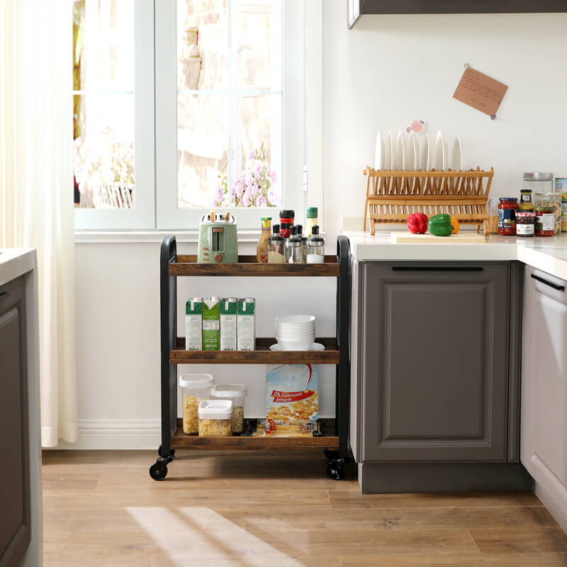 Serving Cart on Wheels