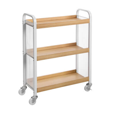 White Bar Cart