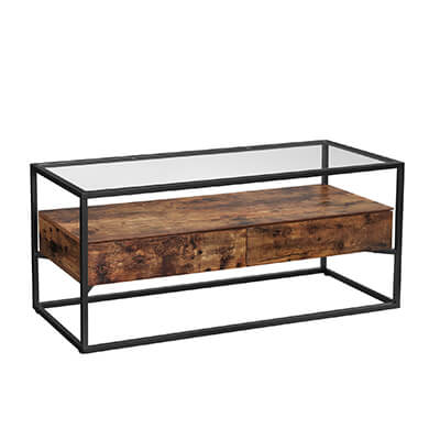 Glass Top TV Stand