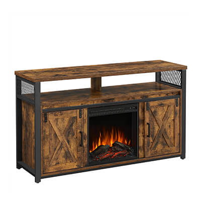TV Cabinet with Electric Fireplace