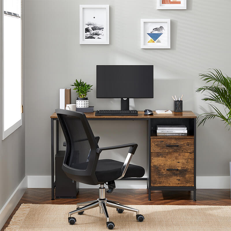 Computer Desk with File Cabinet