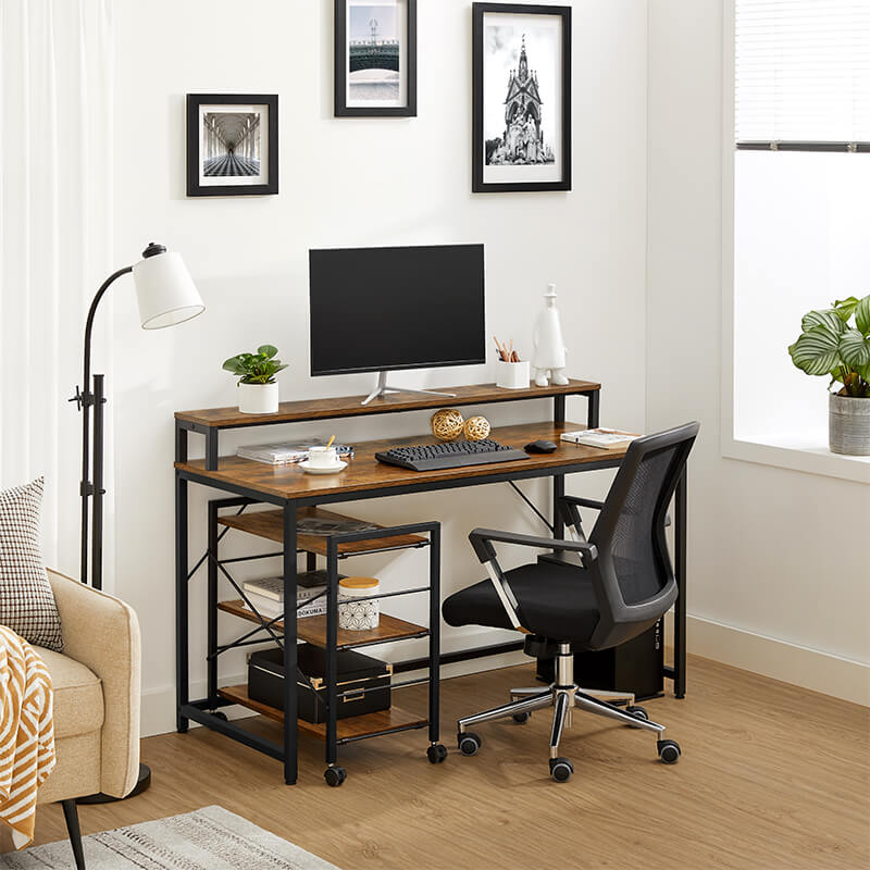 Computer Desk with Monitor Stand