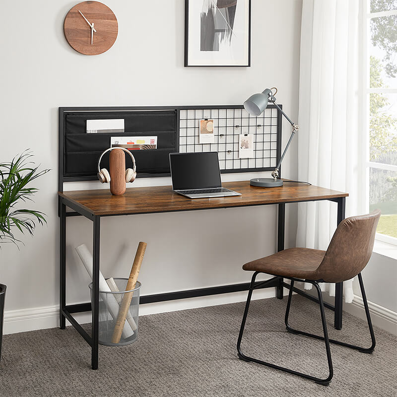 Computer Desk with Grid Board