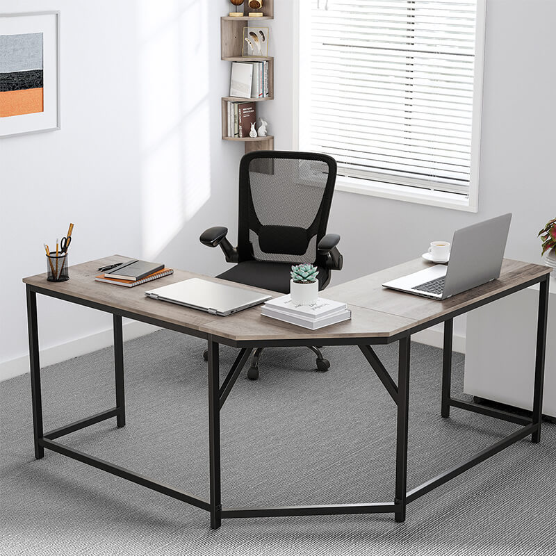 Prepac L Shaped Corner Computer Desk — Wholesale Furniture Brokers