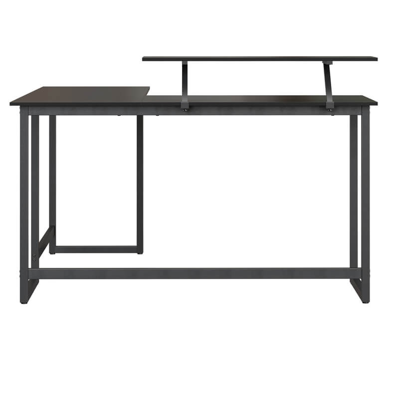 Black L-shaped Computer Desk for Sale|Furniture Supplier|VASAGLE