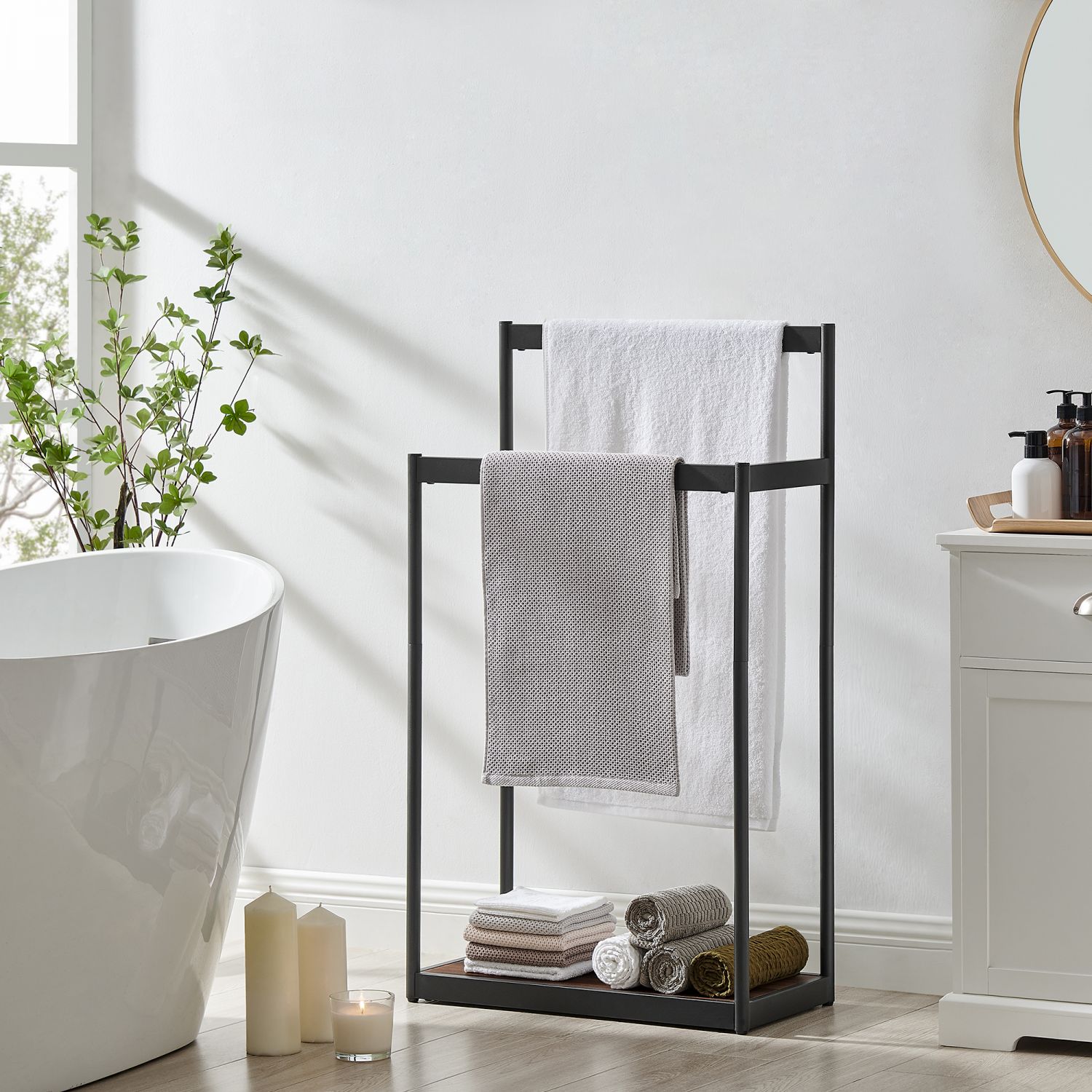 Freestanding Towel Rack